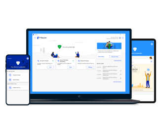 F-Secure Interface On Mobile and Desktop Devices