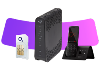 router, o2 sim and phone line