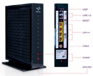 Hitron 2 port router